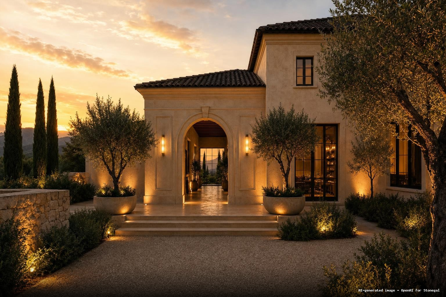 Portada editorial: La Bastide: El travertino que redefine la experiencia espacial en arquitectura residencial contemporánea