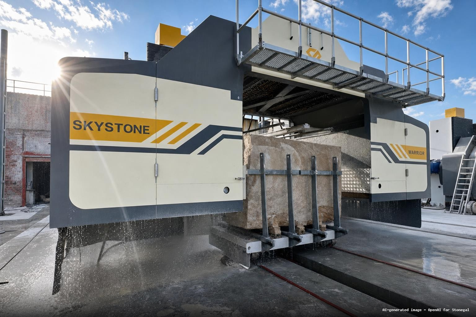 Portada editorial: Skystone presenta la Multi Wire Saw Machine: innovación para el corte eficiente de piedra